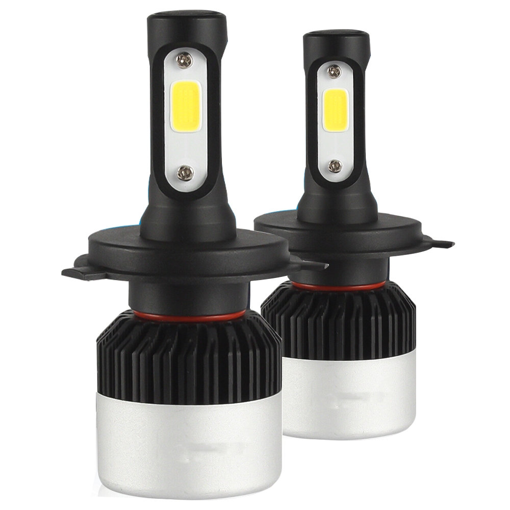 Carzex Original Nighteye H4 White LED Plug & Play Headlight LED For Cars, Bike and Scooty (72W/10000LM/6000K)