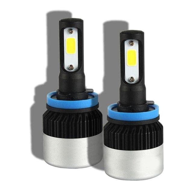 Carzex Original NightEye H8/H11/H16 White Plug & Play Headlight & Fog light LED Bulb for Cars (72W/10000LM/6000K)