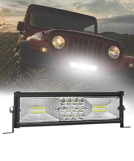 Carzex 21 INCH 40 LED Focus Highway Driving Bar Light For Car (30W/40LED/21INCH)