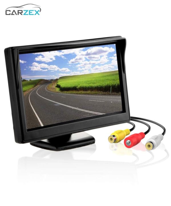 Carzex 5 Inch Car Dashboard Rear View Reverse Parking Screen